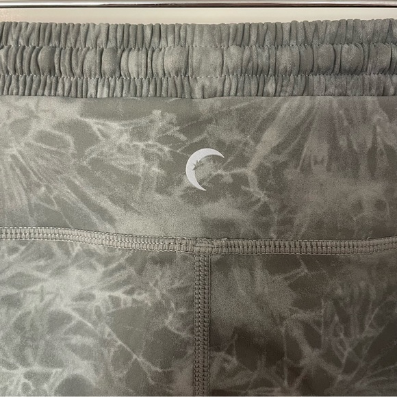 Zyia Active Sage Hendrix Leggings Size 12 Cinch Drawstring Waist Patterned - Picture 4 of 11